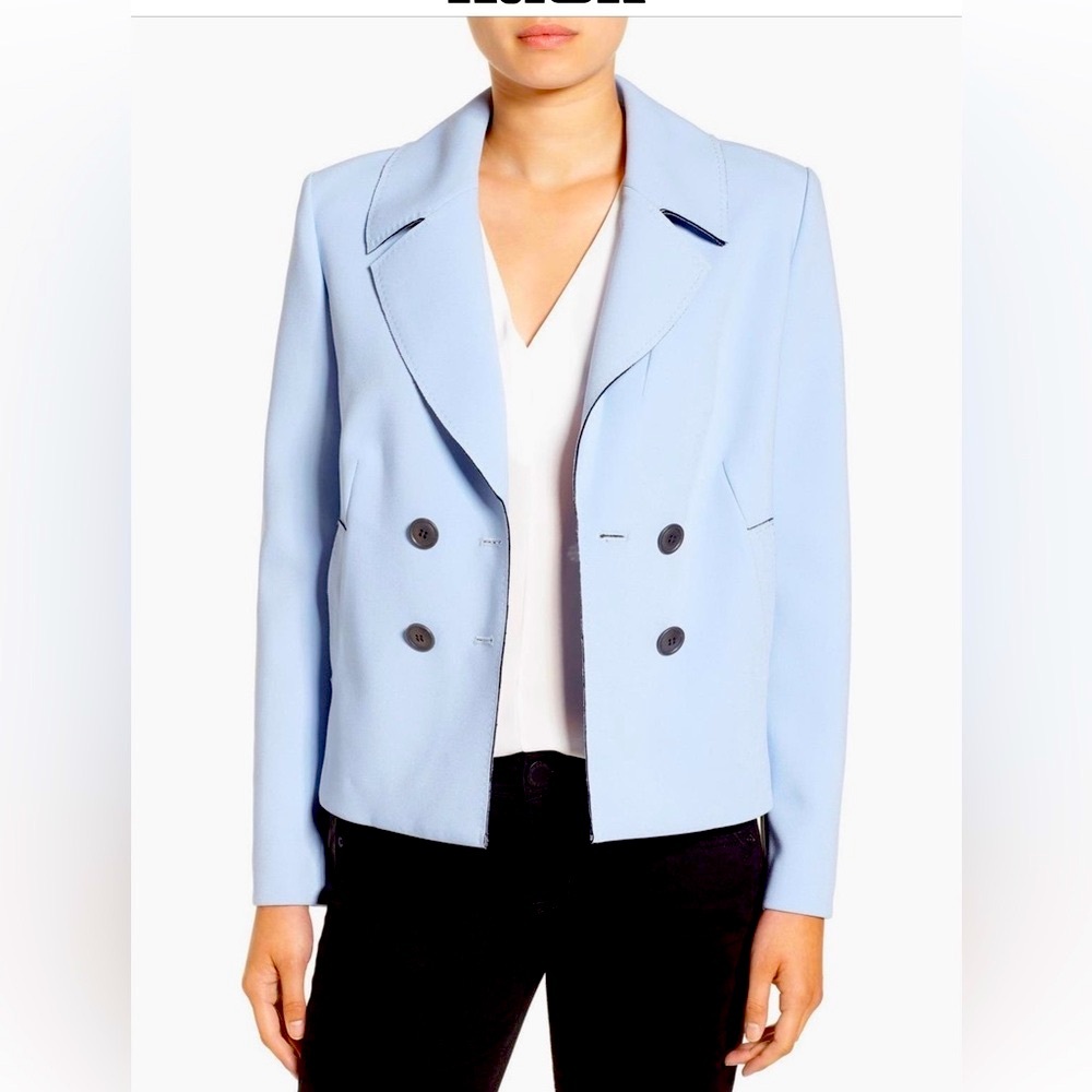 Halogen from Nordstrom; periwinkle blue jacket in size Medium Petite